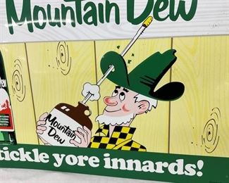 CLOSE UP WILLIE - MT. DEW SIGN 