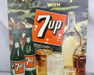 1950'S 7UP EASLE BACK 8X12