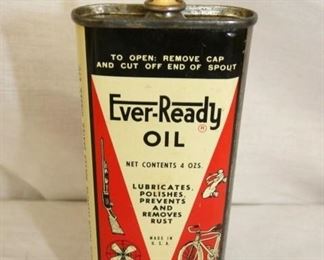 4 OZ. EVER-READY OIL TIN W/GRAPHICS