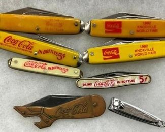 COCA-COLA ADV. KNIVES