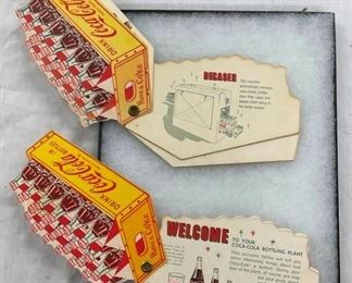 INSIDE VIEW 3 1/2 X 6 COKE BOOKLETS