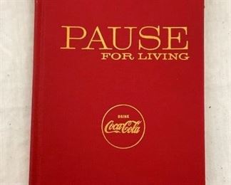1956 PAUSE FOR LIVING COCA-COLA BOOK