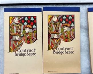 CLOSE UP BRIDGE SCOREBOOKS