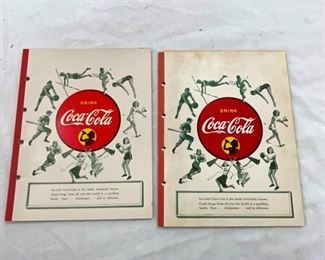 (2) 1930'S COCA-COLA NOTEBOOKS 