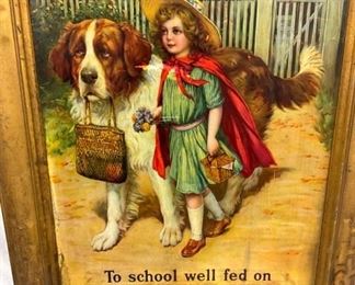 SELF FRAMED GRAPE-NUTS 20 1/2 X 30