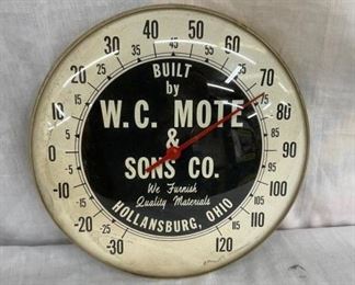 10IN. W.C.MOTE & SONS CO. THERM.