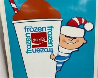 EMB. SIGN W/ BOY - SELF FRAMED