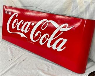 RIGHTSIDE PORC. COCA-COLA SLED SIGN