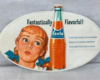 EMB. PLASTIC FANTA SIGN