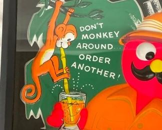 CLOSE UP W/MONKEY -"DONT MONKEY AROUND"