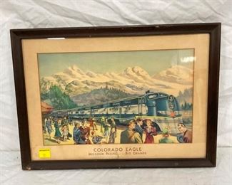 COLORADO EAGLE RR WAY FRAME PICTURE