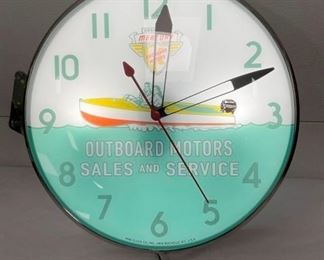 MERCURY OUTBOARD MOTORS CLOCK