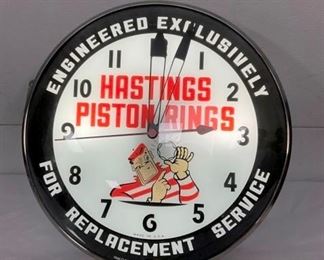 HASTING PISTON RINGS CLOCK