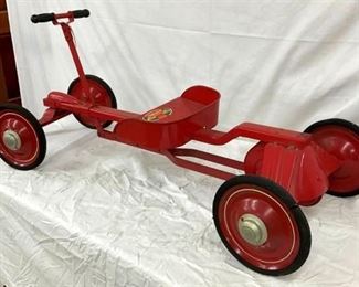 BACK VIEW CHILD IRISH MAIL CART