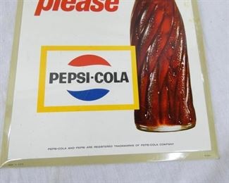 CLOSE UP BOTTOM VIEW PEPSI COLA