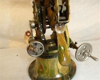 BACK VIEW CAST GERMAN CANNON TOY