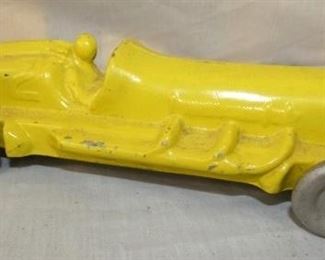 10IN CAST ALUMINUM RACE CAR W/DRIVER 