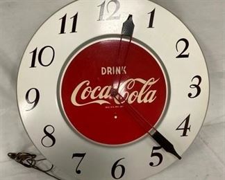 18IN EARLY COKE CLOCK