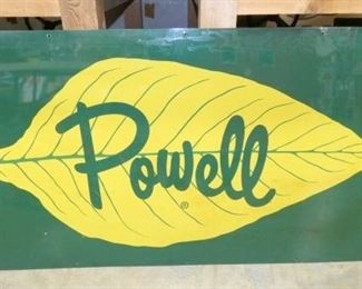NOS POWELL TOBACCO BARN SIGN