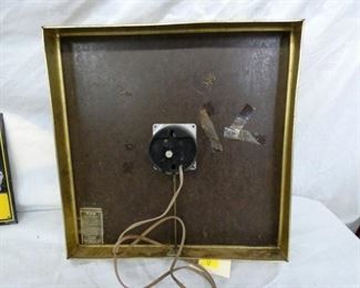 BACKVIEW COCA COLA CLOCK