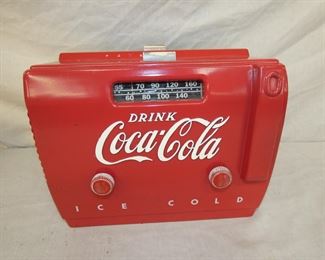 ORIG.RESTORED 1950'S COKE RADIO