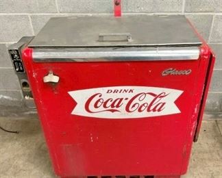 GLASCO COCA-COLA FISH TAIL DRINK BOX