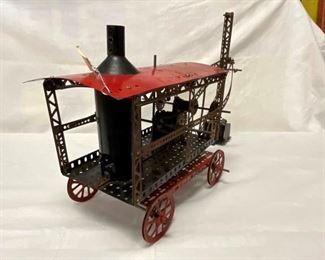 BACK VIEW ERECTOR SET STEAM SHOVEL