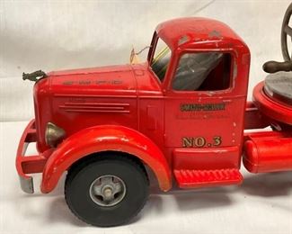 CLOSE UP CAB SMITH MILLER FIRE TRUCK