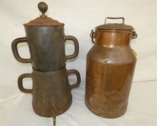 24IN COPPER CAN & TIN WARE