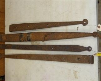 EARLY BLACKSMITH MADE HINGES