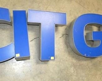CITGO CAN LETTERS SIGN