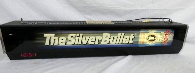 COORS LIGHTUP ANIMATED SILVER BULLET