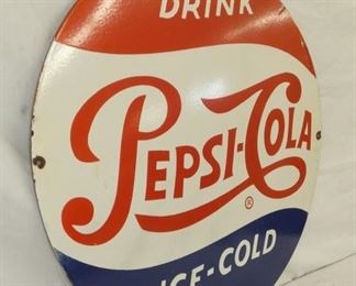 VIEW 3 LEFTSIDE PEPSI COLA ICE COLD SIGN