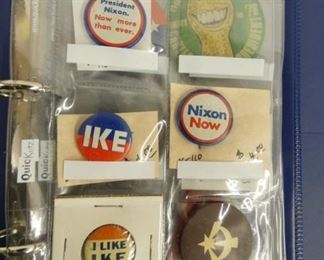 EARLY POLITICAL BUTTONS