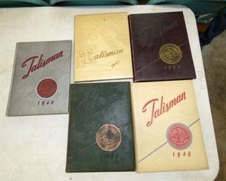 1940-50'S TALISMAN YEARBOOKS