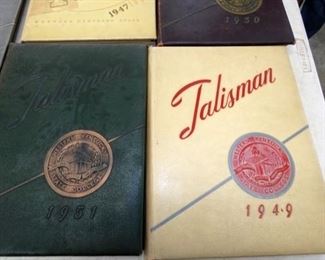 VIEW 3 1940-50'S TALISMAN YEARBOOKS