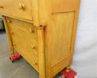 VIEW 3 1800'S CHEST W/CHAMPERED PANELS