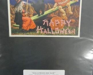EARLY VINTAGE ORG. HALLOWEEN POSTCARDS