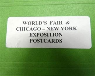 WORLDS FAIR CHICAGO/NY POST CARD