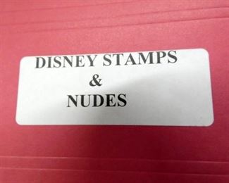 BOOK OF DISNEY & NUDE STAMPS