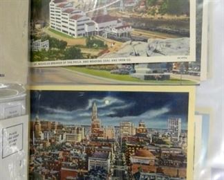 VIEW 5 BOOK OF BALTIMORE MD POSTCARDS