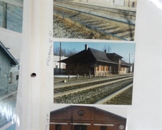 BOOK OF RR STAMPS/REAL RR PHOTOS