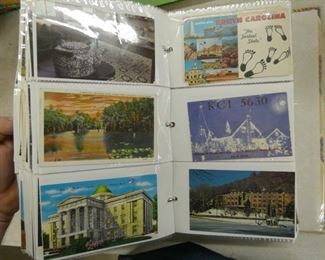 BOOK OF 100'S OF NC POSTCARDS 