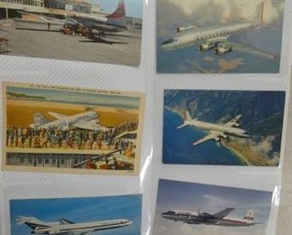 BOOK OF AVIATION POSTCARDS 