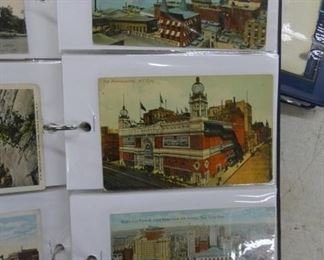 BOOK OF 250 EARLY USA POSTCARDS 