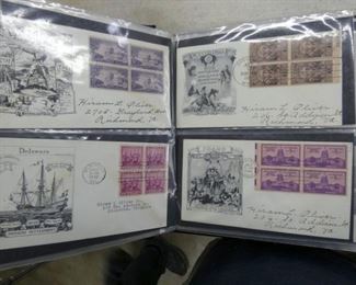 BOOK OF 1920'-40'S FIRST DAY COVERS 