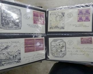 BOOK OF 1920'-40'S FIRST DAY COVERS 