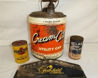 CREAM CITY UTILITY CAN/1 QT. OIL CANS