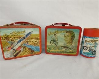 1974 EVEL KNIEVEL LUNCH BOXES