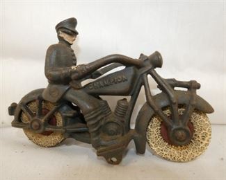 CAST CHAMPION PARTOL MOTORCYCLE TOY